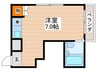 香里園弐番館 1Rの間取り