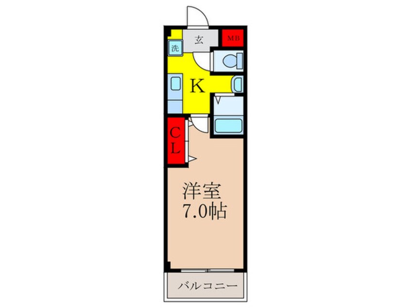 間取図 ハイツクロ－バ－２