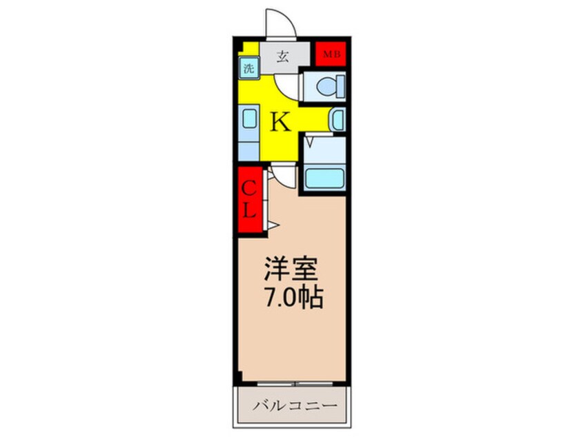 間取図 ハイツクロ－バ－２