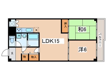 間取図 田辺西スカイハイツ(706)