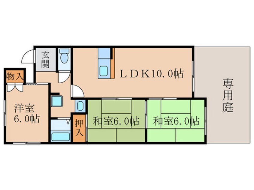 間取図 香珠マンション