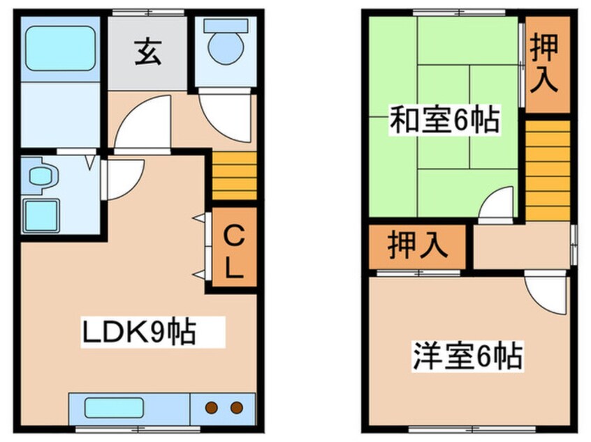 間取図 西村貸家