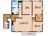 ステラコートⅡ 3LDKの間取り