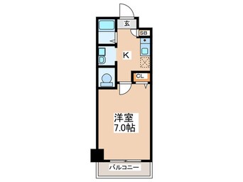 間取図 サンプラザ大正