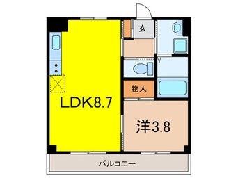 間取図 エンベロップ宝塚