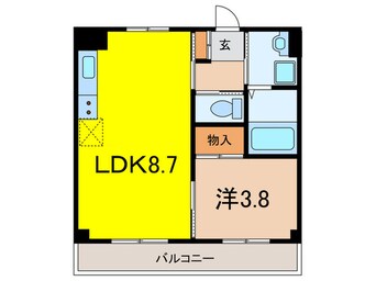 間取図 エンベロップ宝塚