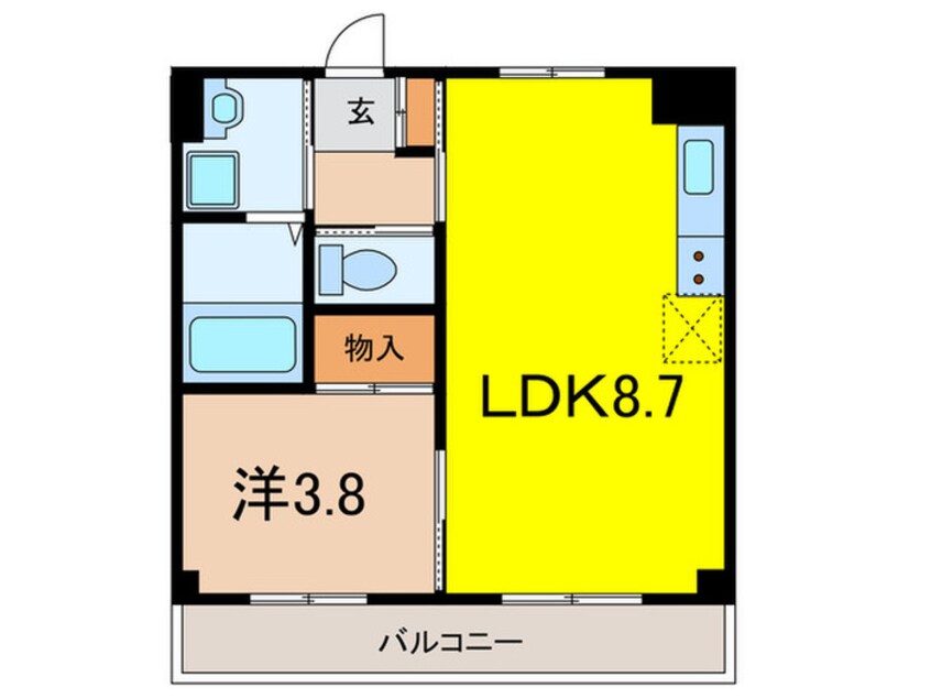 間取図 エンベロップ宝塚