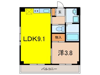 間取図 エンベロップ宝塚