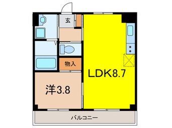 間取図 エンベロップ宝塚