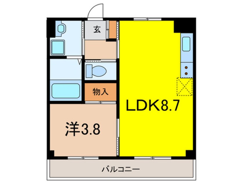 間取図 エンベロップ宝塚