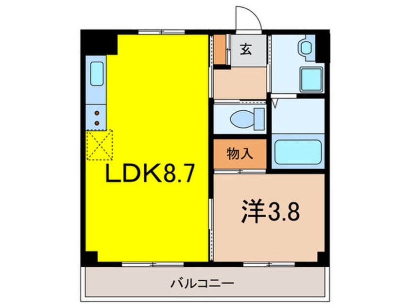 間取図 エンベロップ宝塚