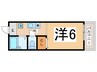 サニーコート加美西Ⅰ 1Kの間取り