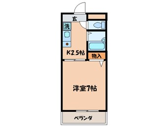 間取図 クレ－ル山陵