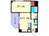 セントラルヒルズ 1DKの間取り