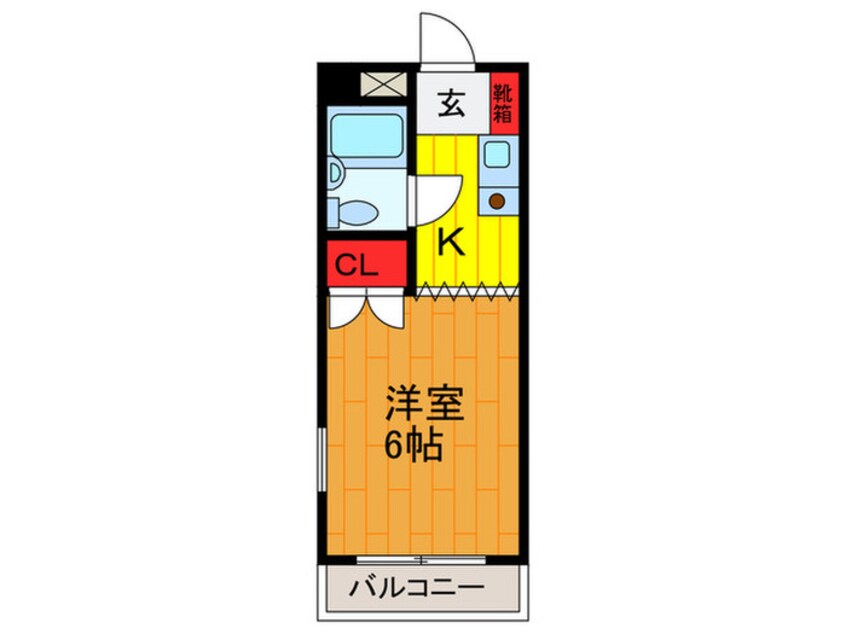 間取図 川島第１５ビル