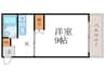 ノア－ズ・ア－クⅡ 1Kの間取り