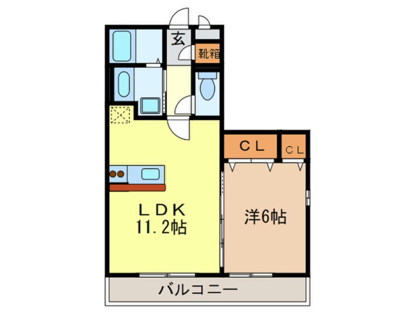 間取図 サウスメゾンひまわり