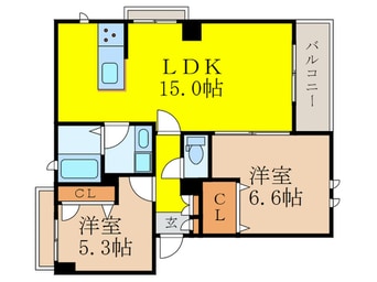 間取図 プレジール上中条