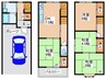藤田町１丁目貸家 4DKの間取り