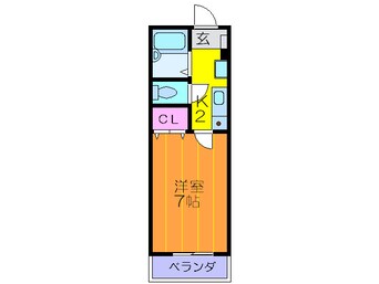 間取図 ビュ－ハイツ楠公