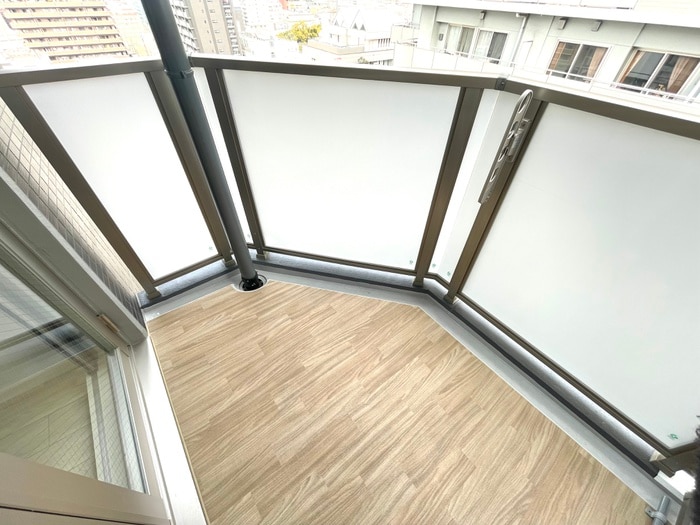 ベランダ・バルコニー ｺﾝﾌｫﾘｱ･ﾘｳﾞ谷町九丁目ｿﾙﾃﾗｽ