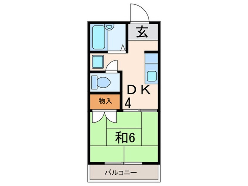 間取図 ドミール寿