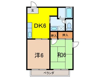 間取図 ドミール寿