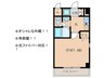 Ｍ　ＰＬＡＺＡ住吉公園壱番館 1Kの間取り