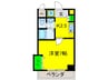 Ｍ　ＰＬＡＺＡ住吉公園壱番館 1Kの間取り