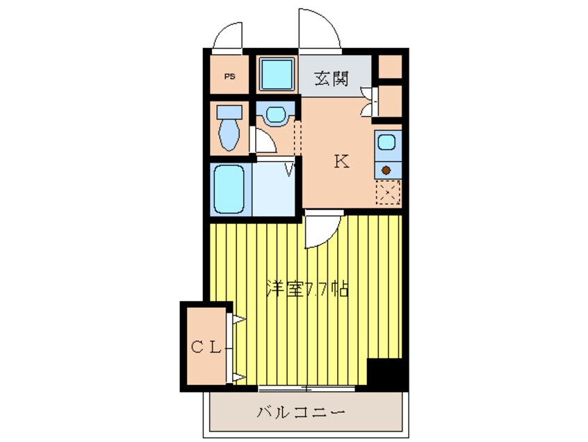 間取図 Ｍ　ＰＬＡＺＡ住吉公園壱番館