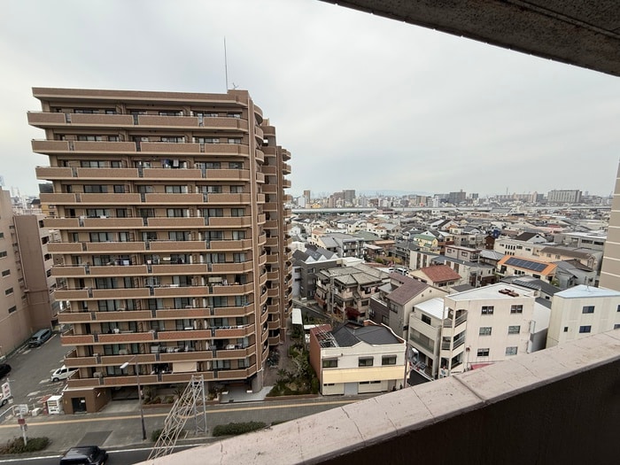 室内からの展望 Ｍ　ＰＬＡＺＡ住吉公園壱番館
