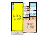 モナベイル 1LDKの間取り