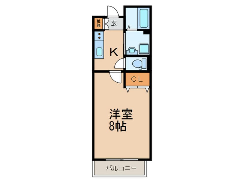 間取図 ロイヤルコート岡町