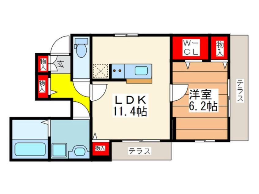 間取図 TKS北垣内