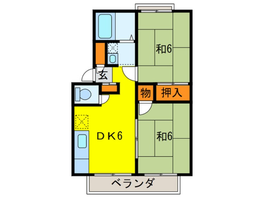 間取図 センチュリ－ハイツⅡ