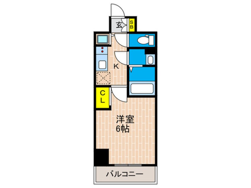 間取図 エスリードレジデンス神戸三宮