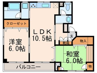 間取図 リバティ三宮