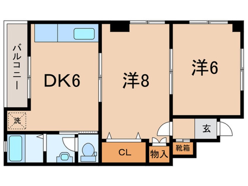 間取図 川上マンション