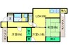 パインアベニュー 3LDKの間取り