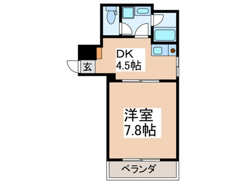 間取図 アンソレイユⅡ