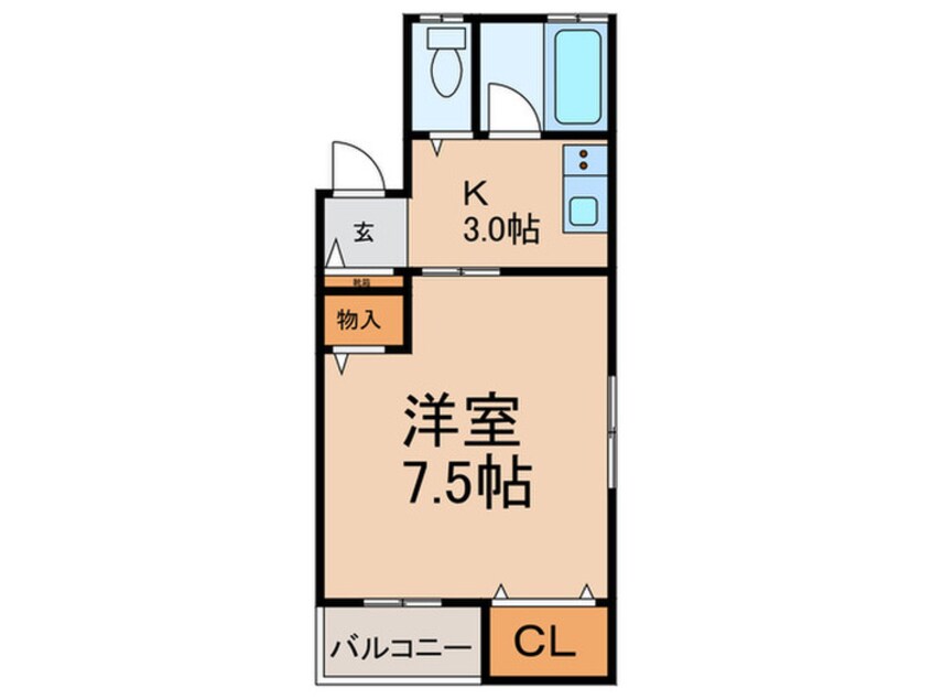 間取図 ナカムラハイツ