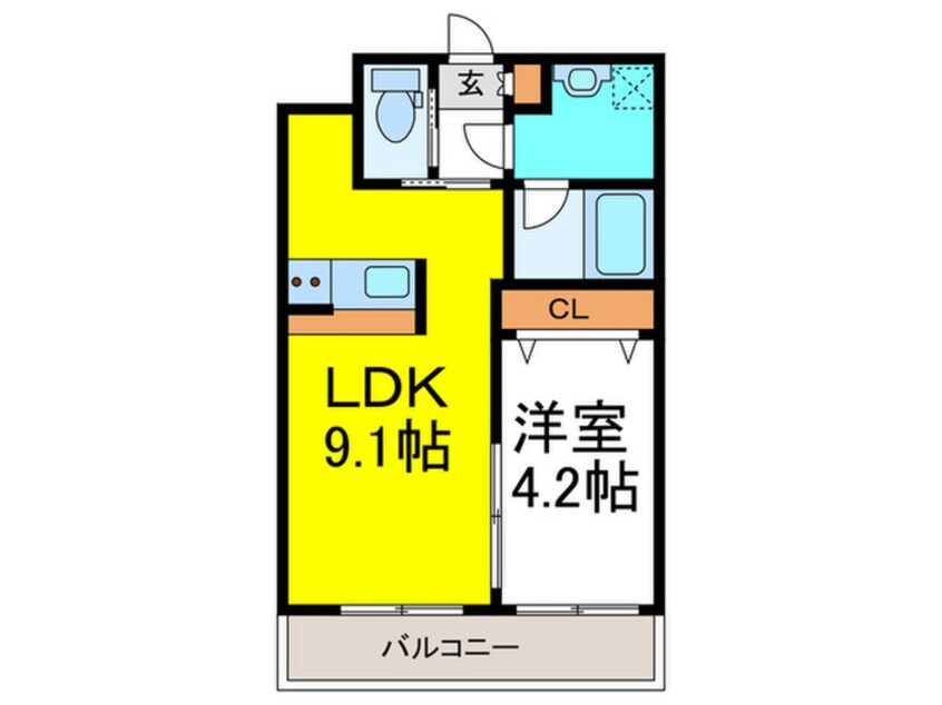 間取図 プレジオ御幣島