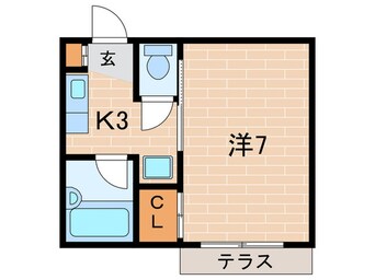 間取図 エステ－トＡＭＩ