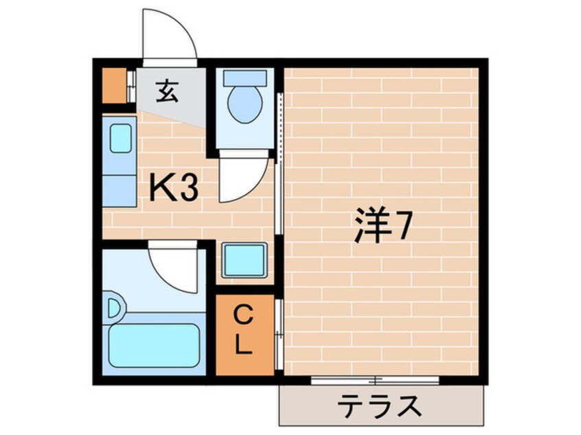 間取図 エステ－トＡＭＩ