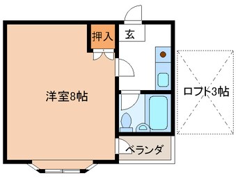 間取図 シャトル庭井