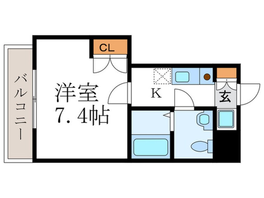 間取図 ソ－シア西院