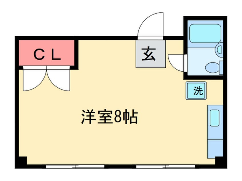 間取図 ファ－スト太子橋