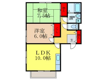 間取図 レオコート