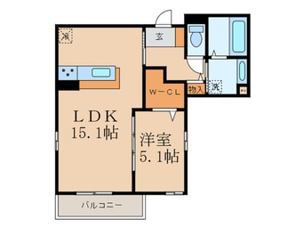 間取図 Ａｌｃｉｏｎｅ壱番館