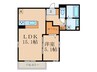 Ａｌｃｉｏｎｅ壱番館 1LDKの間取り